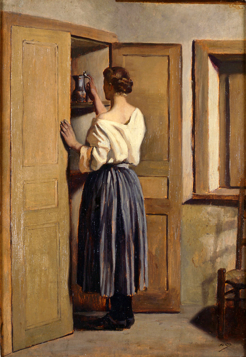 Femme à l'étain